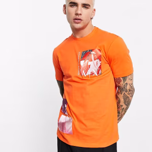 Orange Armani Exchange T-Shirt