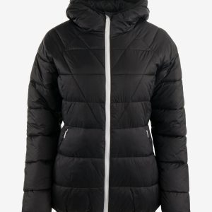 Black Quilted Winter Jacket Alpine Pro Lioma